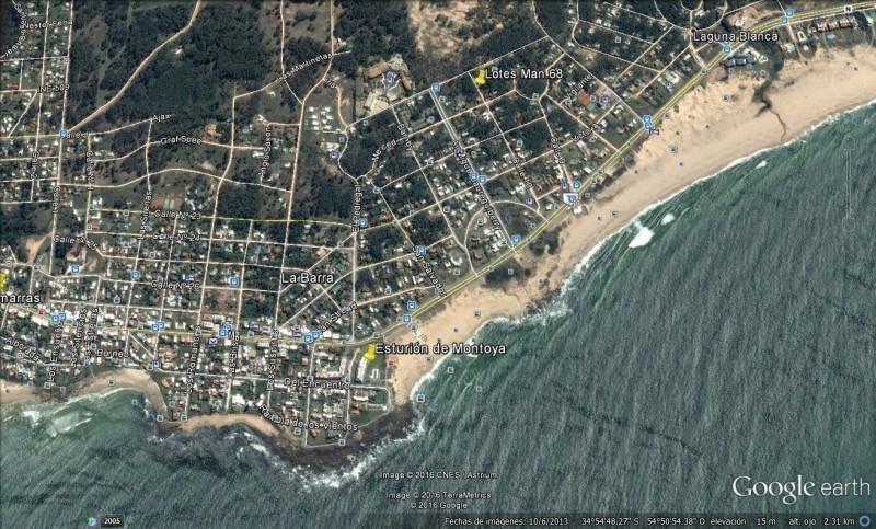 Dos terrenos altos en venta sobre Montoya, La Barra con lindo entorno.